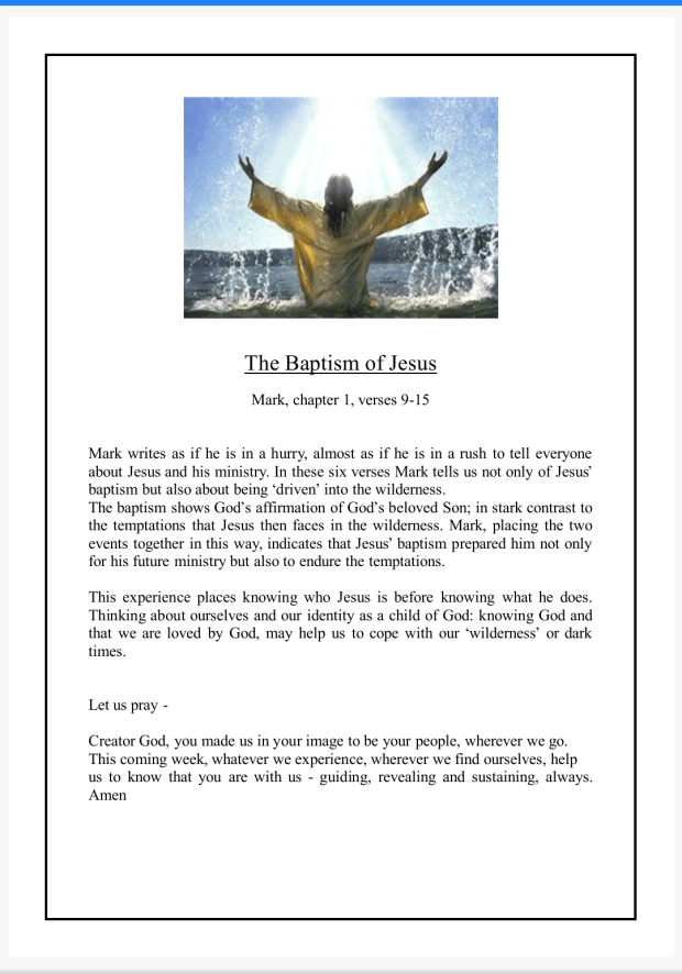 Pews News 1st Sunday of Lent